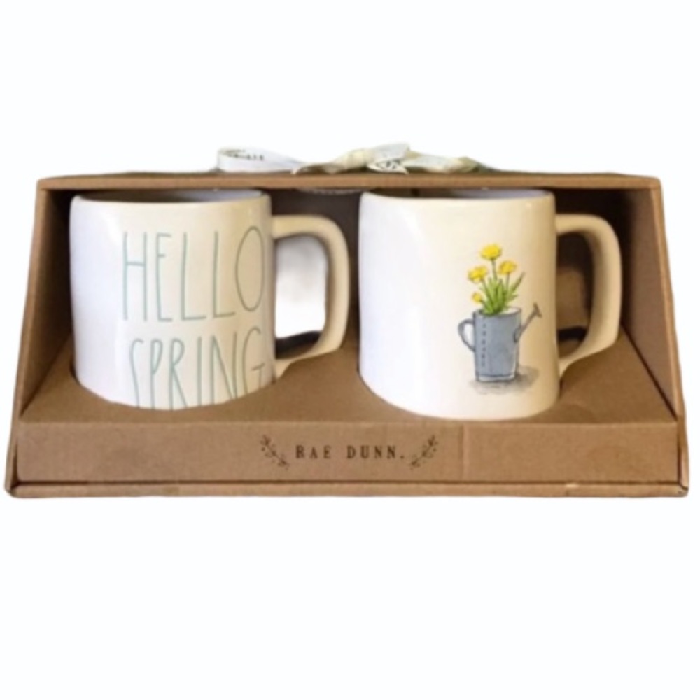 Rae Dunn Mug Set New